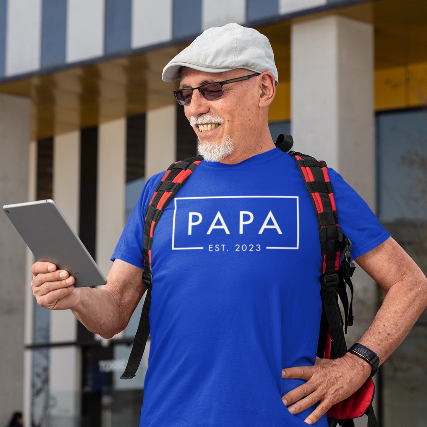Custom Papa Est 2024 T-Shirt, ANY YEAR Papa Est 2023 Shirt, Shirt For New Papa, Birthday Gifts, Custom Family Shirts, Grandparents Tee 2024