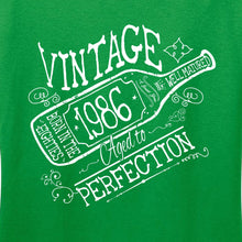 ANY YEAR! 30th 40th 50th Birthday Gift Men Women Vintage 1986 Aged To Perfection A Great Year Born Eighties T-shirt Wino Wine bottle W-1986