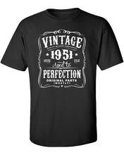70th Birthday in 2021 Gift For Men and Women - Vintage 1951 Aged To Perfection Mostly Original Parts T-shirt Gift idea. More colors N-1951