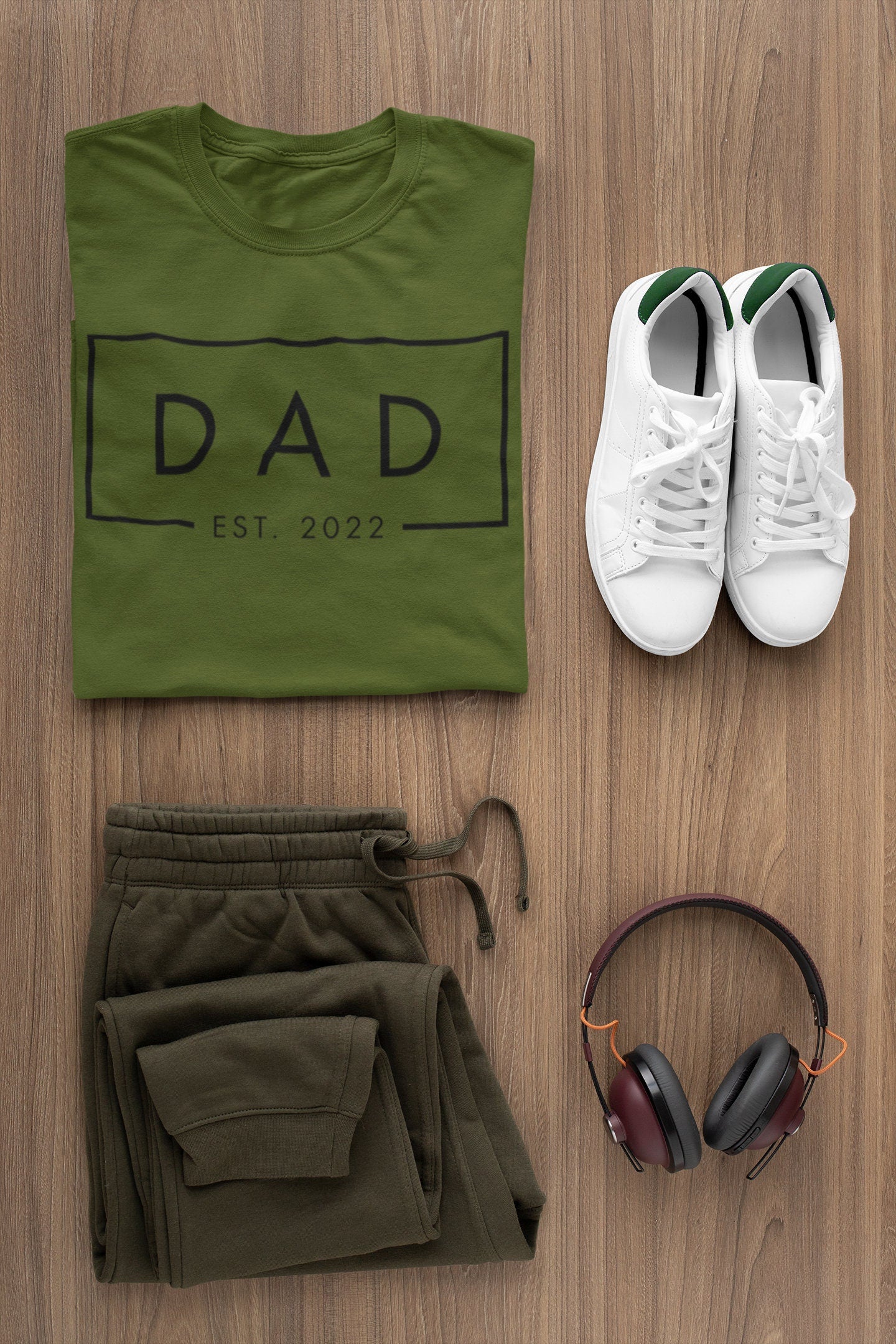 Custom Dad Est 2023 T-Shirt, ANY YEAR Dad Est 2023 Shirt, Shirt For New Father, Fathers Day Gifts, Birthday For Daddy, Cute Bday Tee DE-2023