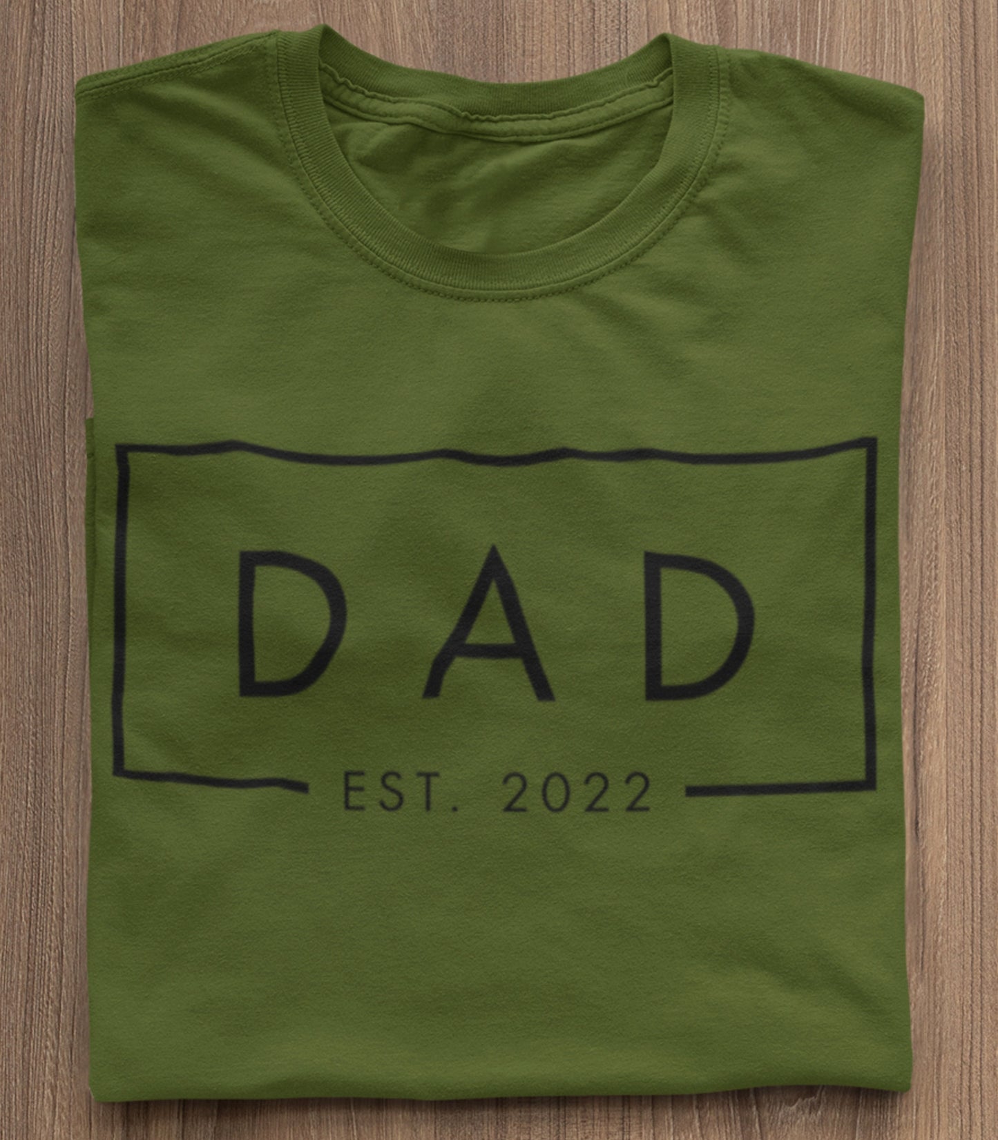 Dad Est 2022 T-Shirt, Dad Est 2023 Shirt, T-Shirts For New Father, DADA Fathers Day Gifts, Birthday Gifts For Daddy, Cute Bday Tee DE-2022