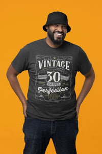 30th in 2023 Birthday Gift For Men and Women - Vintage 1993 Aged To Perfection® Mostly Original Parts Courage T-shirt Gift idea VIN-30-1993