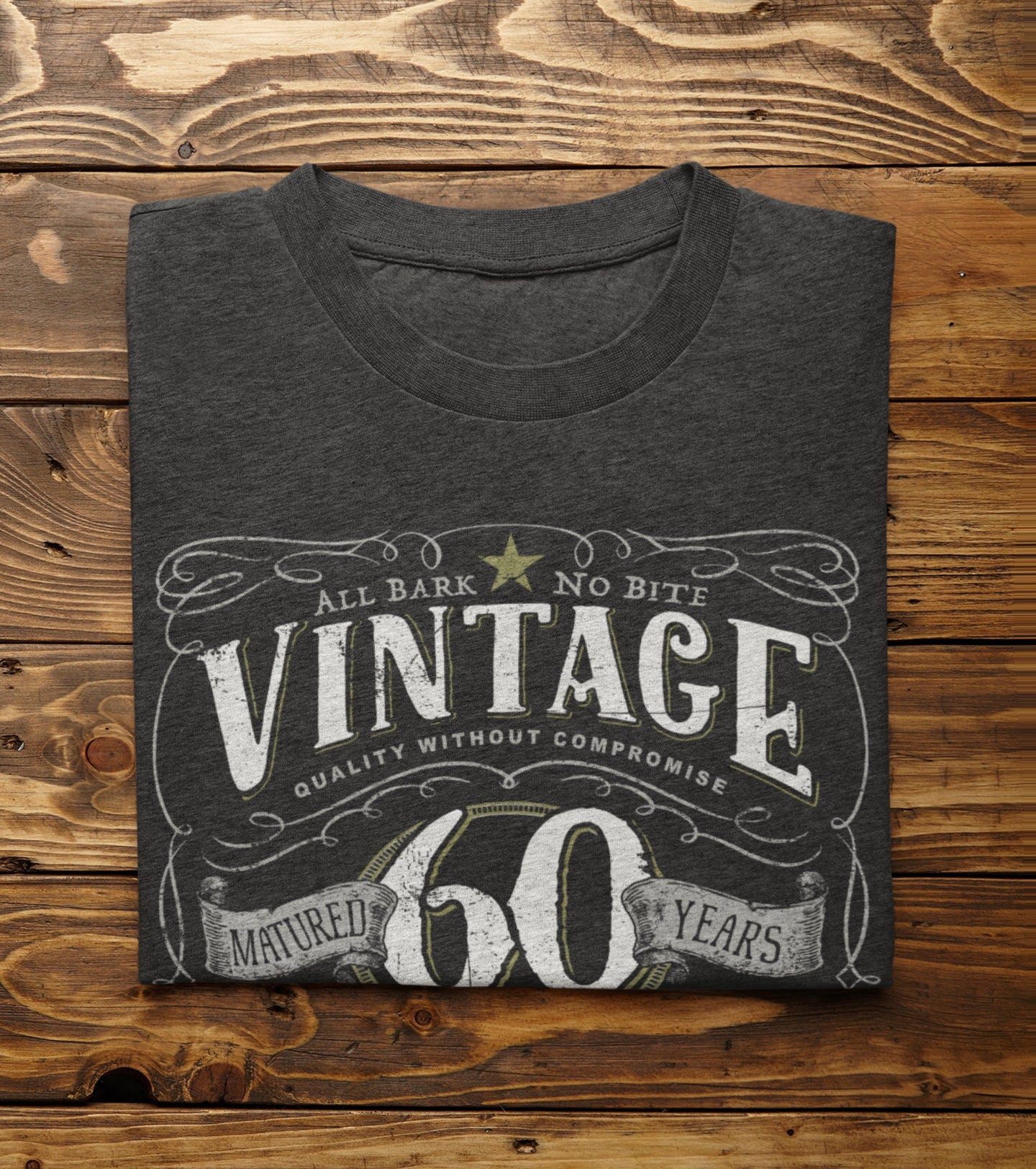 60th Birthday Gift For Men, 1963 Birthday Shirt, Vintage Aged To Perfection, Men and Women, Vintage 1963 Mostly Original Parts  V-60-1963