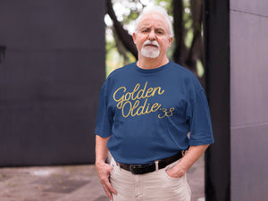 Funny 85th Birthday Gift for Men or Women - Golden Oldie 38 - 1938 - 85th Birthday Shirt for Grandfather T-shirt Aged To Perfection GO-38