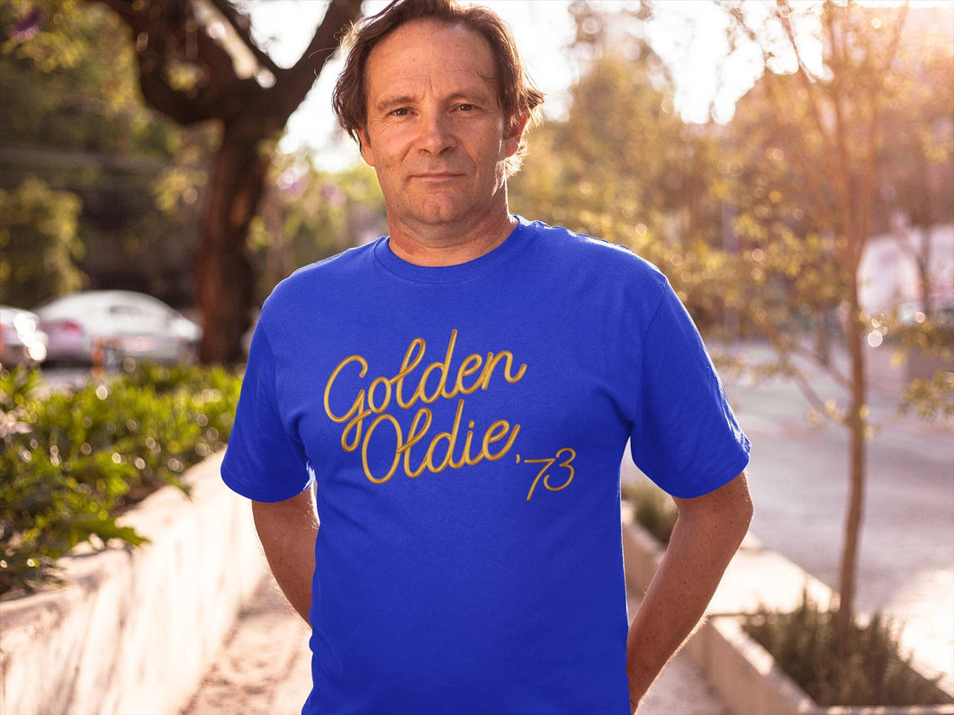 Funny 50th Birthday Gift for Men or Women - Golden Oldie 73 - 1973 - Cute 50th Birthday Shirt for her or him T-shirt Aged Perfection GO-73