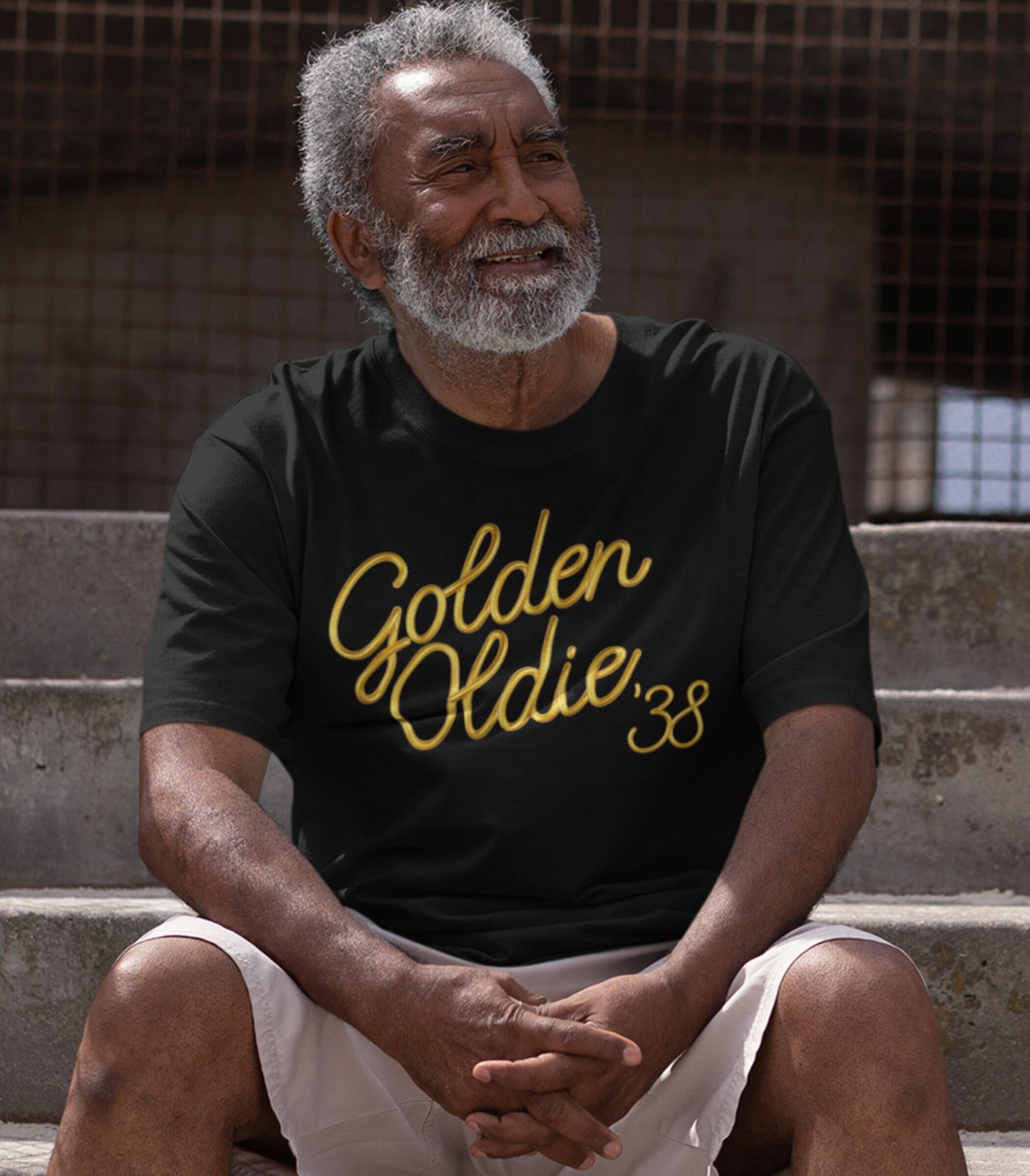 Funny 85th Birthday Gift for Men or Women - Golden Oldie 38 - 1938 - 85th Birthday Shirt for Grandfather T-shirt Aged To Perfection GO-38