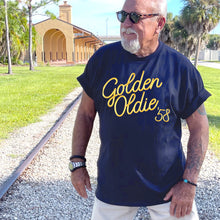 Funny 65th Birthday Gift for Men or Women - Golden Oldie 58 1958 - Cute 65th Birthday Shirt for Grandfather T-shirt Aged To Perfection GO-58