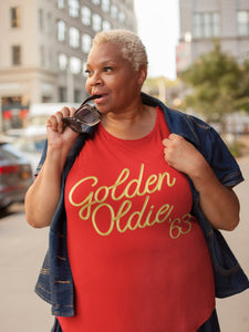 Funny 60th Birthday Gift for Men or Women - Golden Oldie 63 - 1963 - Cute 60th Birthday Shirt for Grandfather T-shirt Aged Perfection GO-63