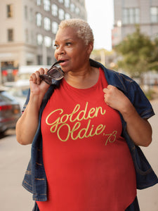 Funny 50th Birthday Gift for Men or Women - Golden Oldie 73 - 1973 - Cute 50th Birthday Shirt for her or him T-shirt Aged Perfection GO-73