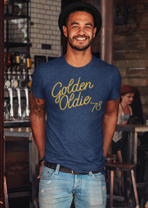 Funny 45th Birthday Gift for Men or Women - Golden Oldie 78 - 1978 - Cute 45th Birthday Shirt for her or him T-shirt Aged Perfection GO-78
