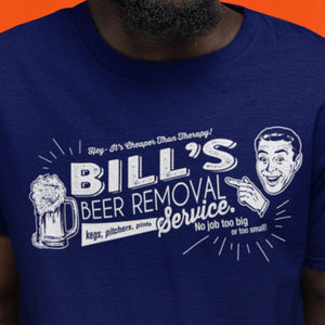 Bills Beer Removal Service Shirt, Personalized Birthday Gift, Custom Father's Day, Custom Name, Dad Beer Gift, Gift For Dad, T-shirt MLG1316