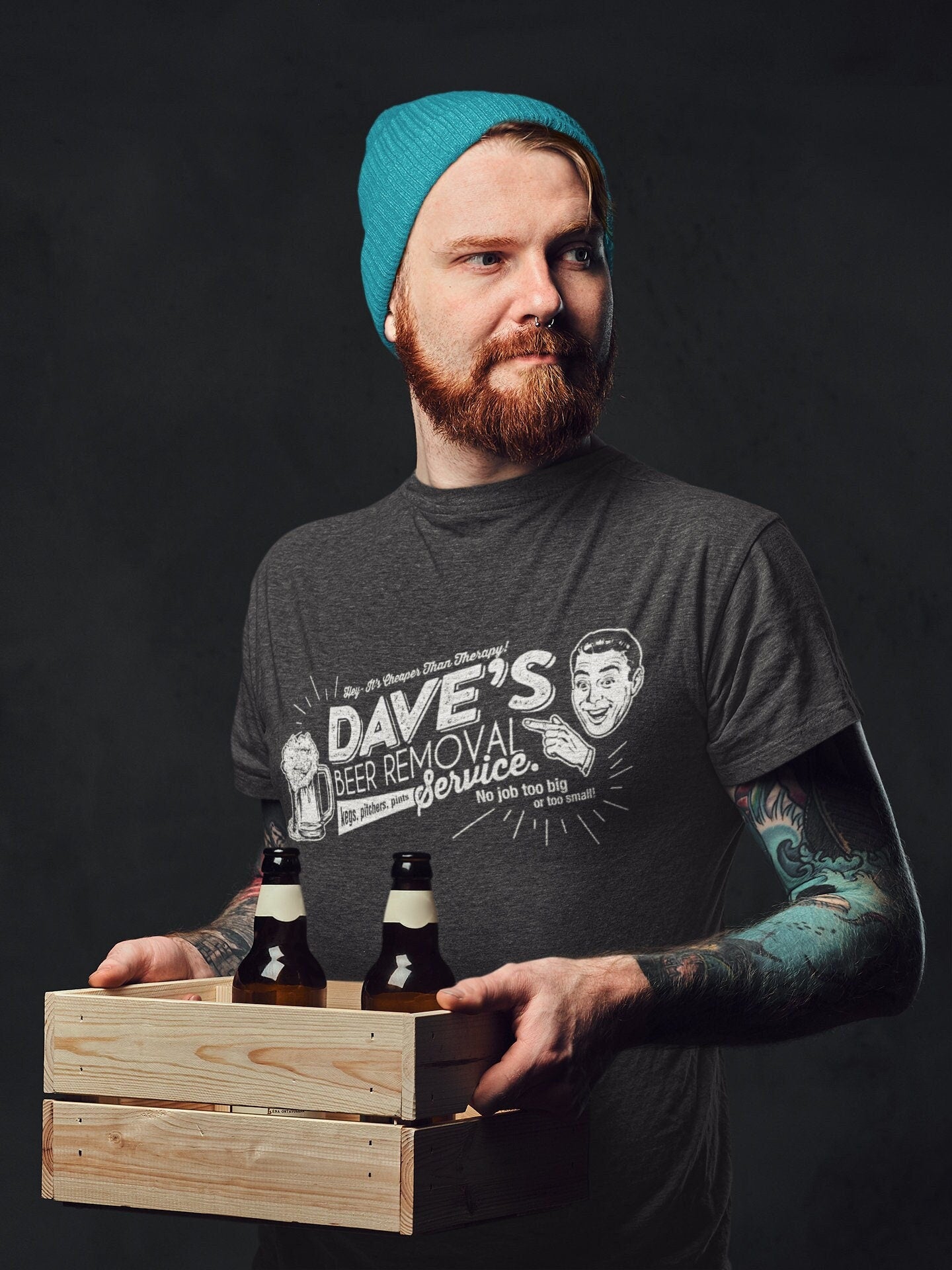 Funny Custom Name Beer Shirt, Custom Fathers Day, Beer Removal Service Shirt, Personalized Birthday Gift, Dad Beer Gift, Gift For Dad M1316