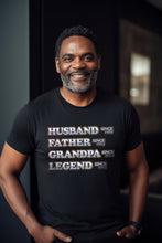 Custom 60th Birthday or Father's Day Shirt for Grandpa, Personalized Dad Shirt, Husband Father Grandpa Legend, Grandfather 50th 70th Gift v4