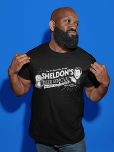 Sheldon's Beer Removal Service Shirt, Personalized Birthday Gift, Custom Father's Day, Custom Name, Dad Beer Gift, For Dad, T-shirt 1316