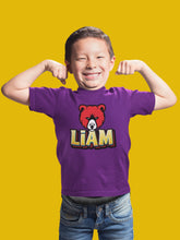 Personalized Kids Shirt, Custom Girl or Boy Name, Cute Bear Cub, Matching Family, Toddler Retro TShirt, Matching Papa Bear Infant T-Shirt