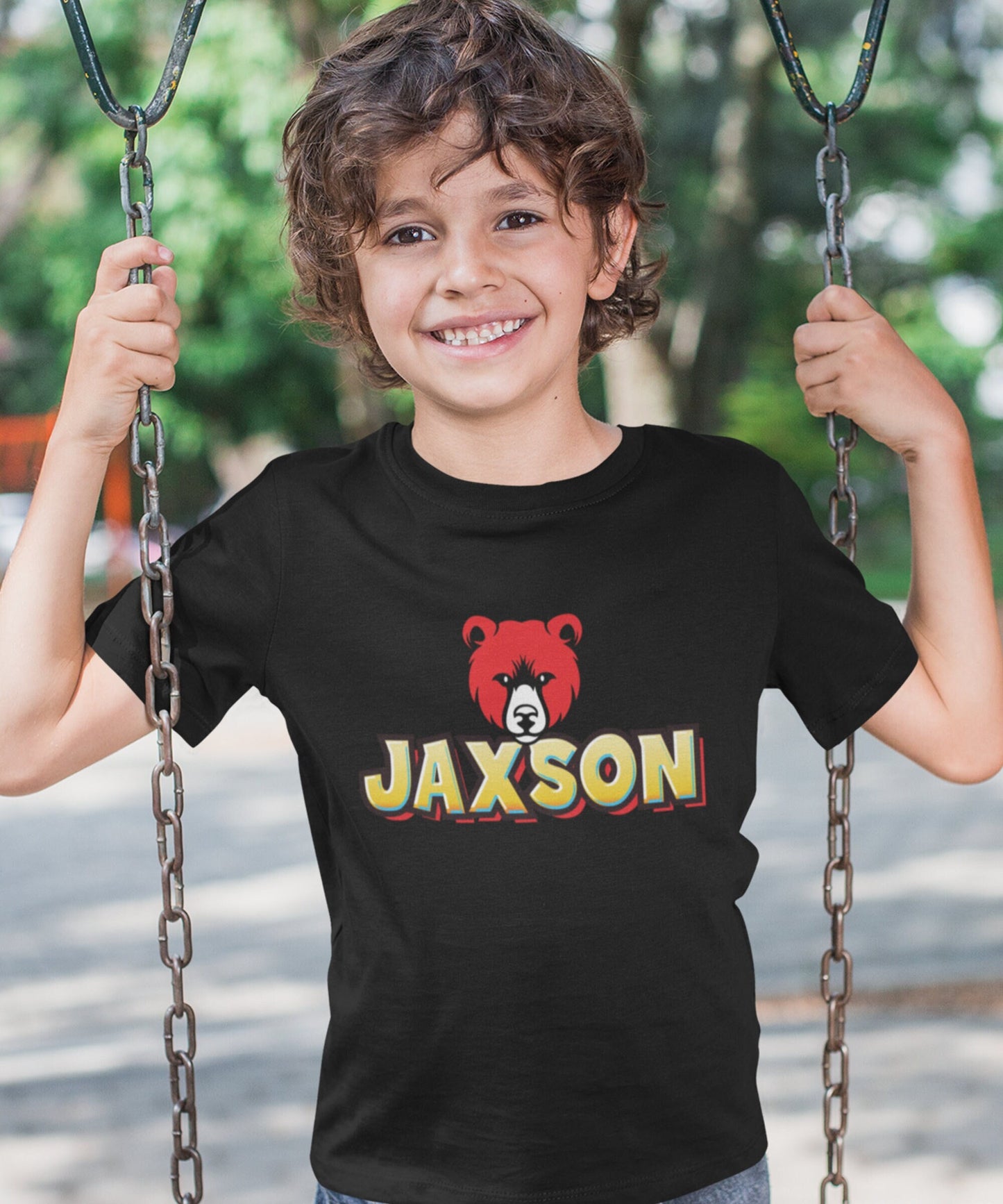 Custom Girl or Boy Name, Cute Bear Cub, Matching Family Set, Personalized Kids Shirt, Toddler Baby Top, Matching Papa Bear Infant T-Shirt