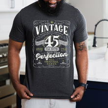 Vintage 45th Birthday T-shirt For Him - Aged To Perfection - Men and Women - Vintage 1978  Mostly Original Parts Gift idea.  V-45-1978