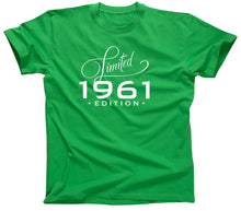 60th Birthday Gift For Men and Women - Limited Edition 1961 T-shirt - Any Year You Want!  Gift idea. More colors available LE-1961